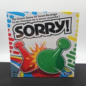 Sorry! Classic Hasbro‎ Board Game for Kids Ages 6 and Up, Sorry Game 2-4 Players